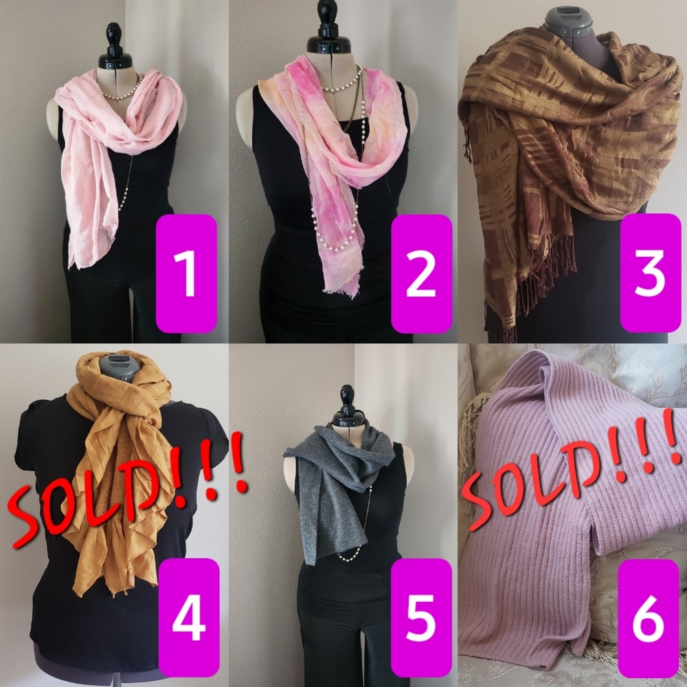 Multiple scarves!!